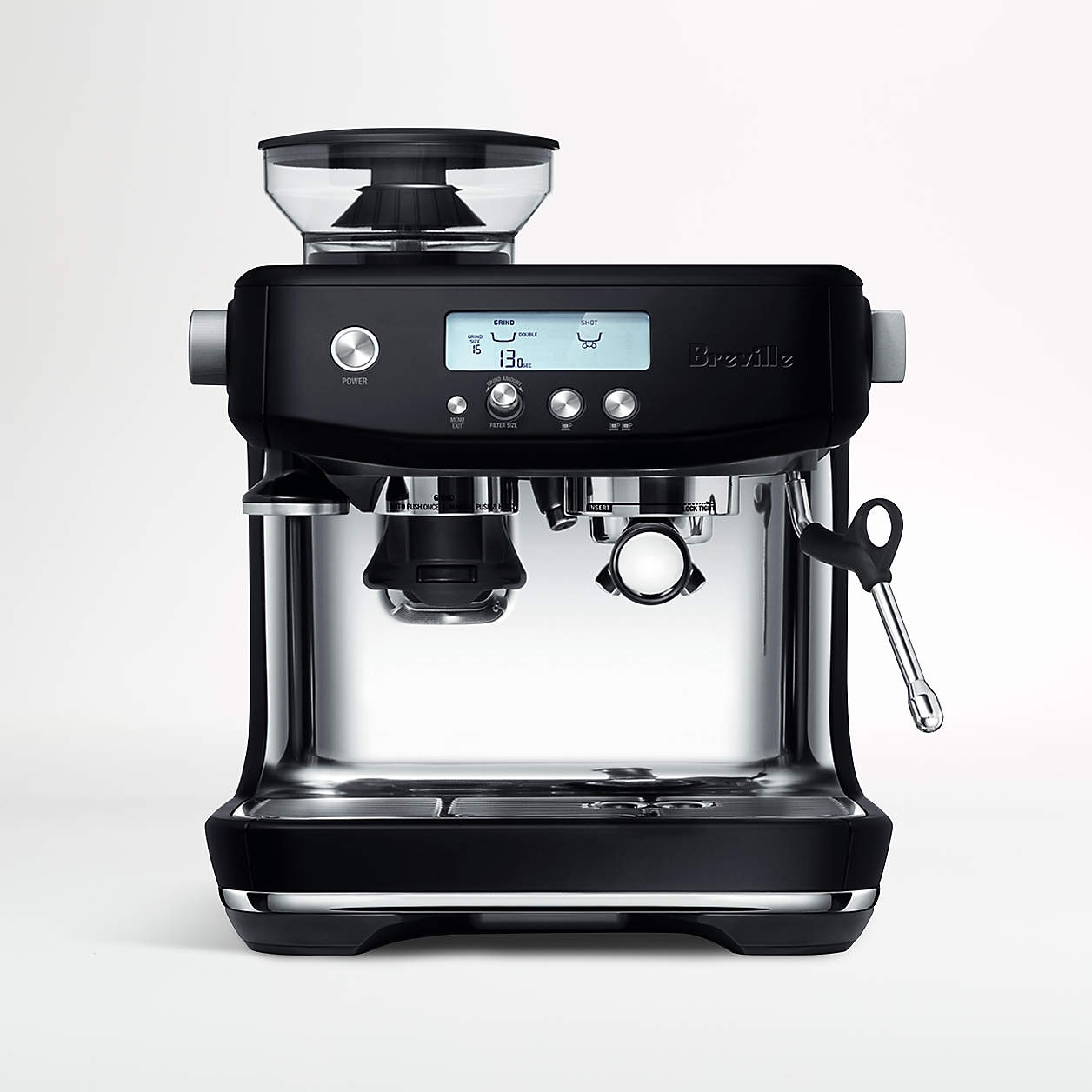 Breville Barista Pro Black Truffle Espresso Machine + Reviews | Crate - Breville Barista Touch Espresso Machine Black Friday