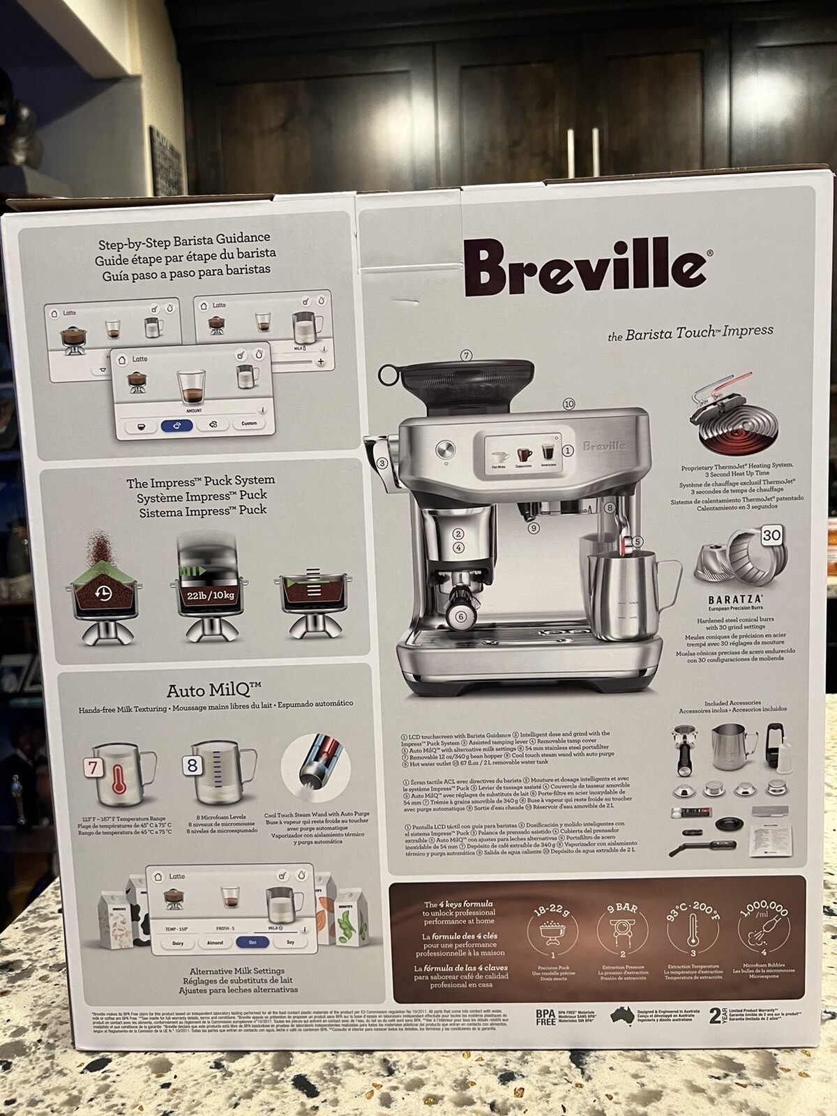 Breville Barista Touch Impress Espresso Machine, Stainless Steel (Full - Breville Barista Touch Impress Black Friday