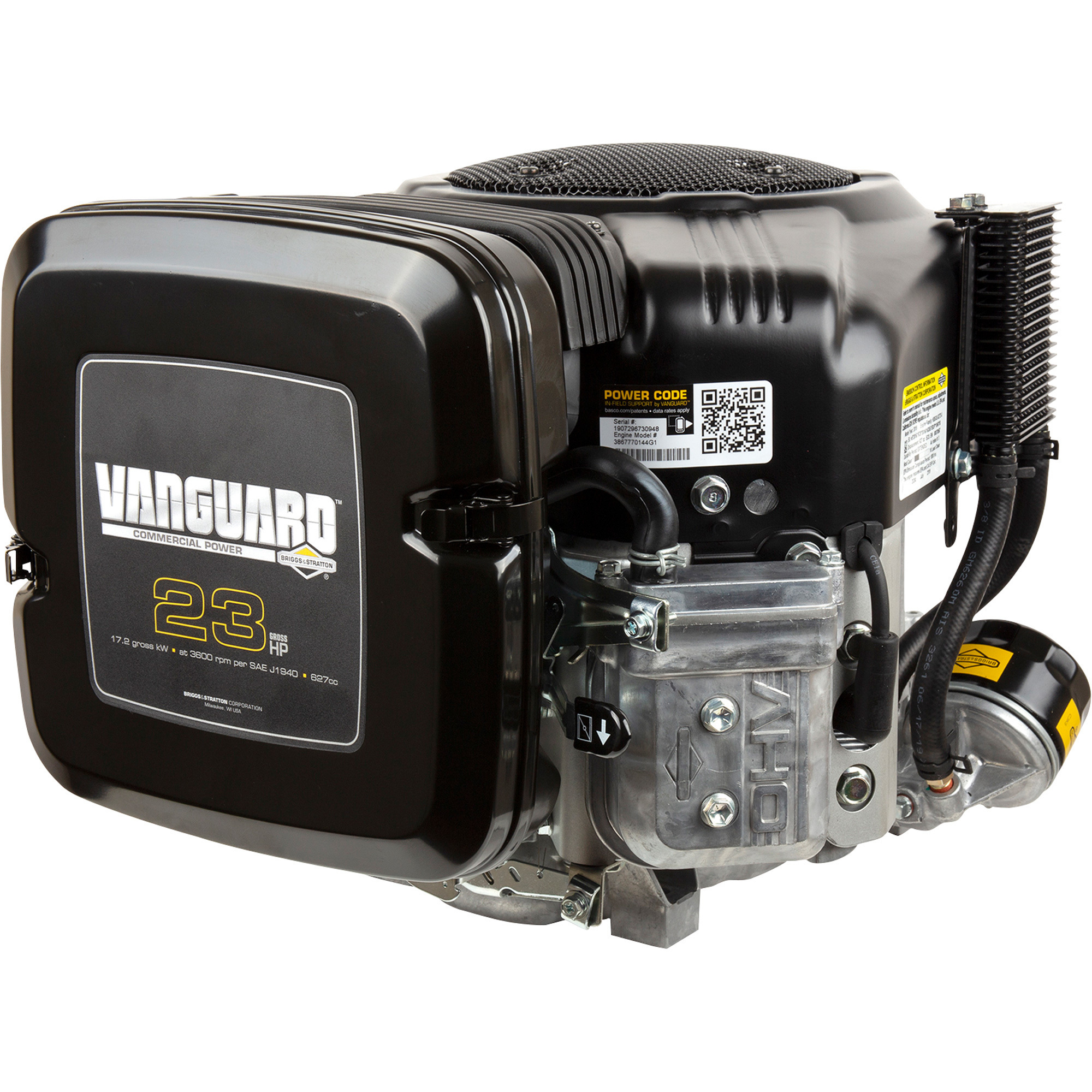 Briggs & Stratton V-Twin Small Block Vertical Engine, 627cc, 1 1/8in - Briggs Industrial Solutions - Corporate Office