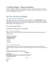 Budgeting Worksheet: Calculating Expenses and Income | Course Hero - Analyze The Following Budget With An Income Of $600
