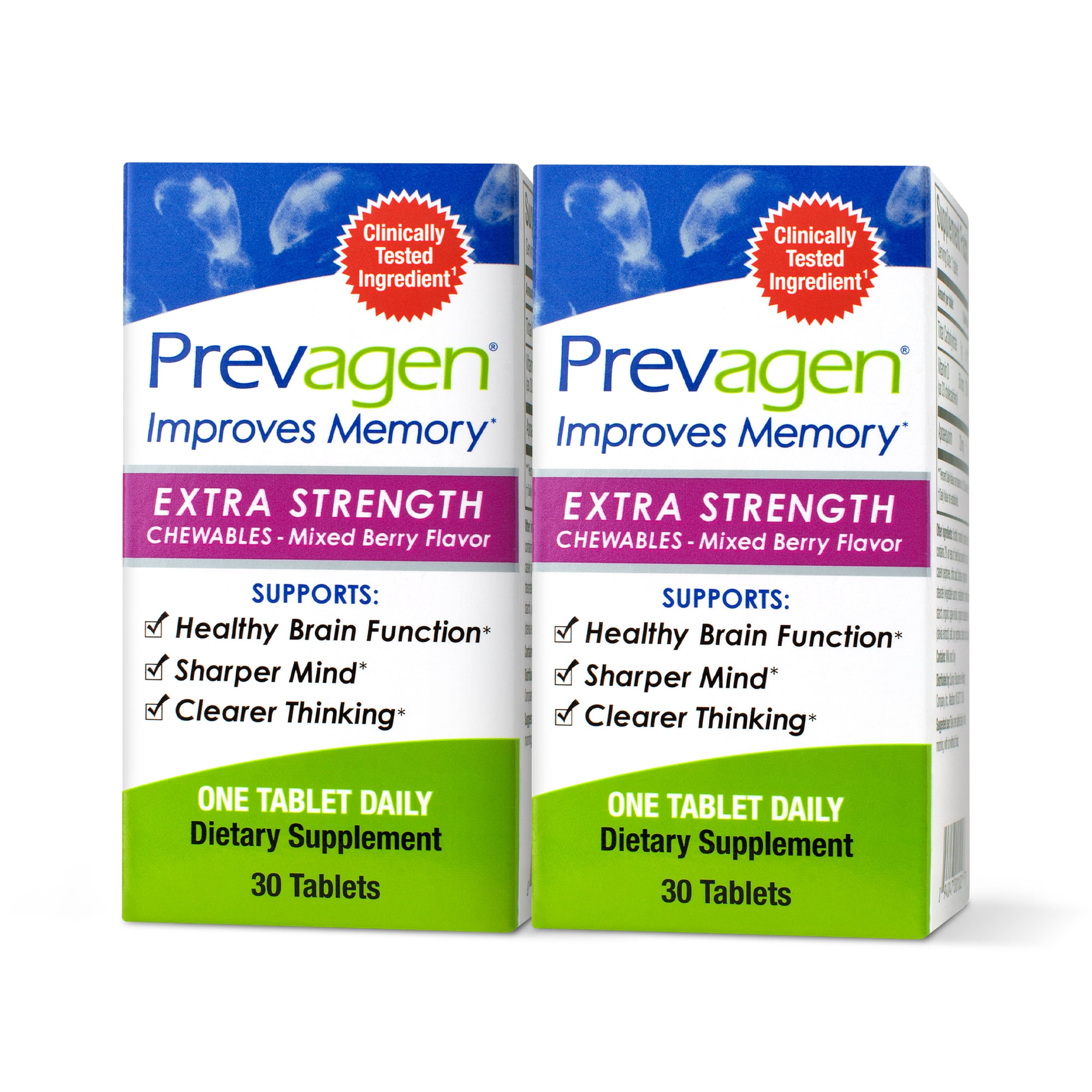Buy Prevagen Improves Memory - Extra Strength 20mg, 30 Chewables |Mixed - Prevagen Improves Memory - Extra Strength