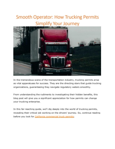California commercial truck permits - What Is Considered A Commercial Vehicle In California