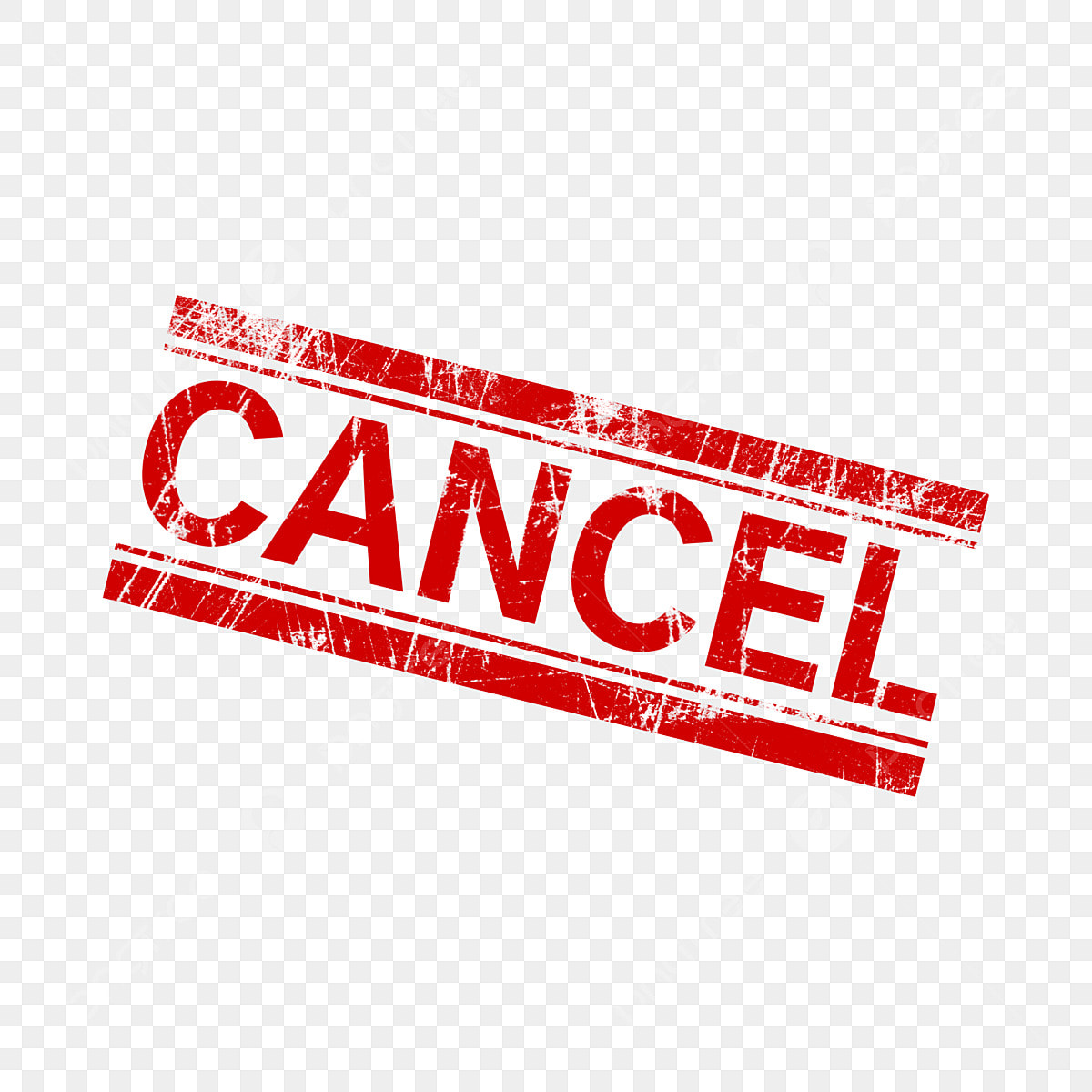 Cancel Sign White Transparent, Seal Texture Cancellation Sign, Cancel - How To Cancel European Wax Pass