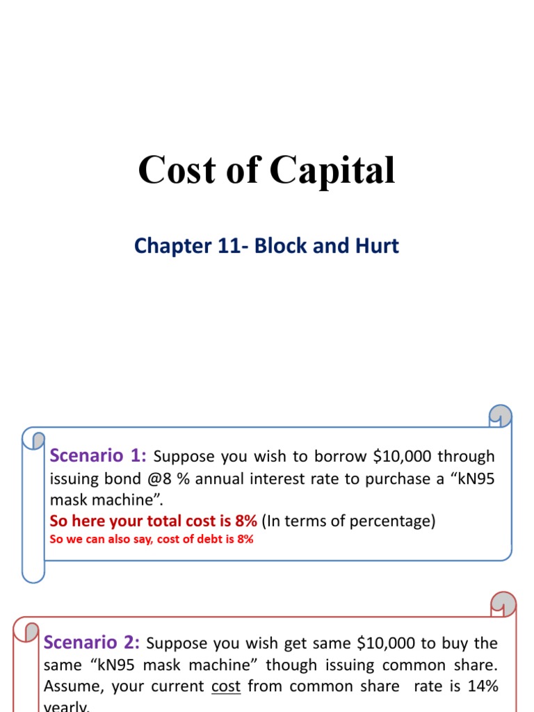 Chapter 11 - Cost of Capital | PDF | Cost Of Capital | Preferred Stock - Law And Order Cost Of Capital
