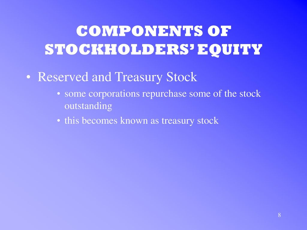 CHARACTERISTICS OF COMMON STOCKS - ppt download - Stockholders Equity Is Not Affected By All