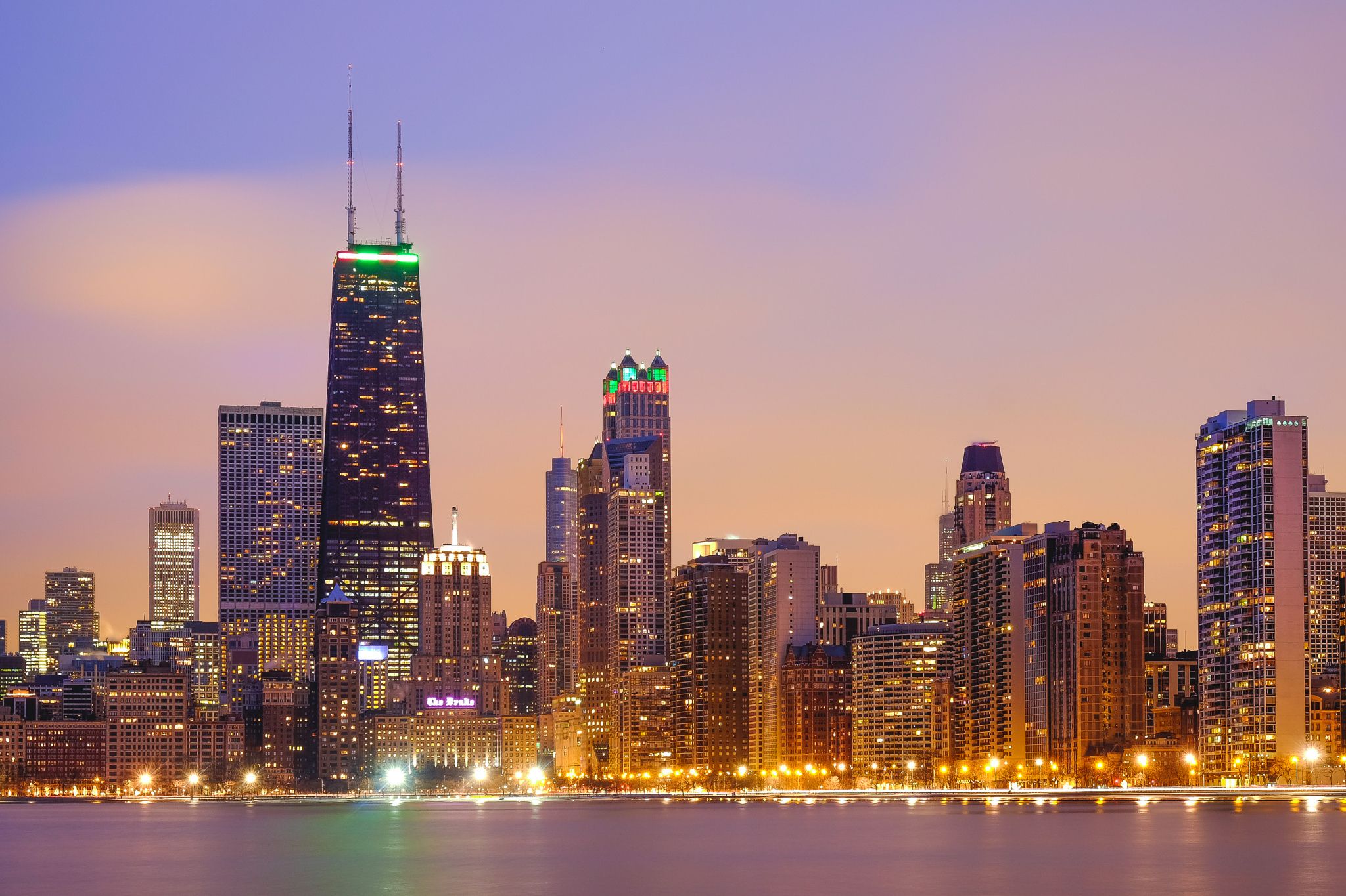 Chicago Skyline Pics ~ Chicago Skyline Sunset 2007 Sofa Andi Wolfe Pier - Chicago Mike's Beef & Dogs Menu