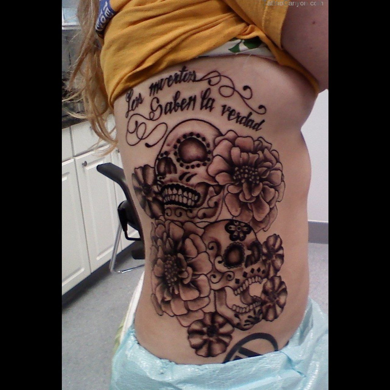 Chicano Dia De Los Muertos Tattoo