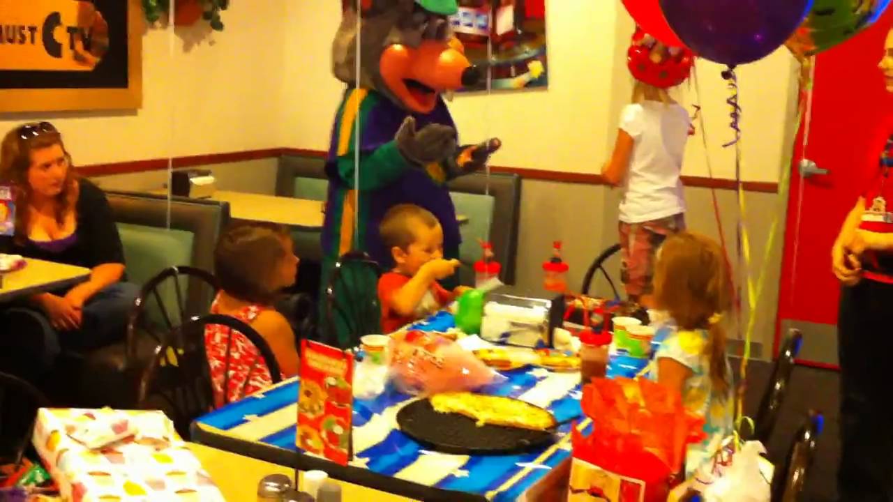 Chuck E Cheese Birthday Party - YouTube - How Much For Chuck E Cheese Party