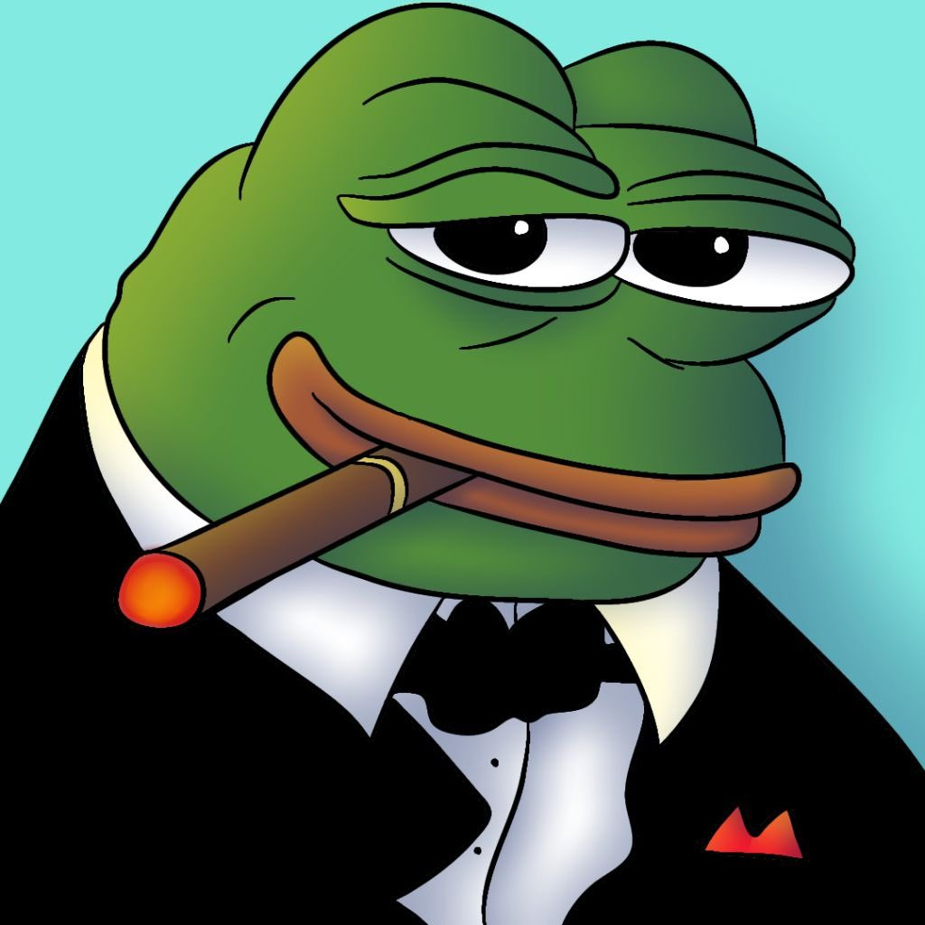 Cigar Tuxedo Pepe - Pepe The Frog - Pepe Coin Could Surge 5x In February 2025.
