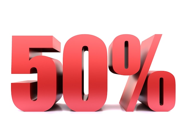 Cinquante pour cent 50% symbole .3d rendu | Photo Premium - 50 30 Written As A Product Of Two Factors