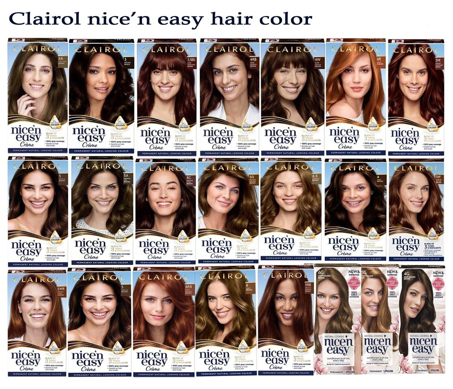 Clairol Hair Color Nice And Easy