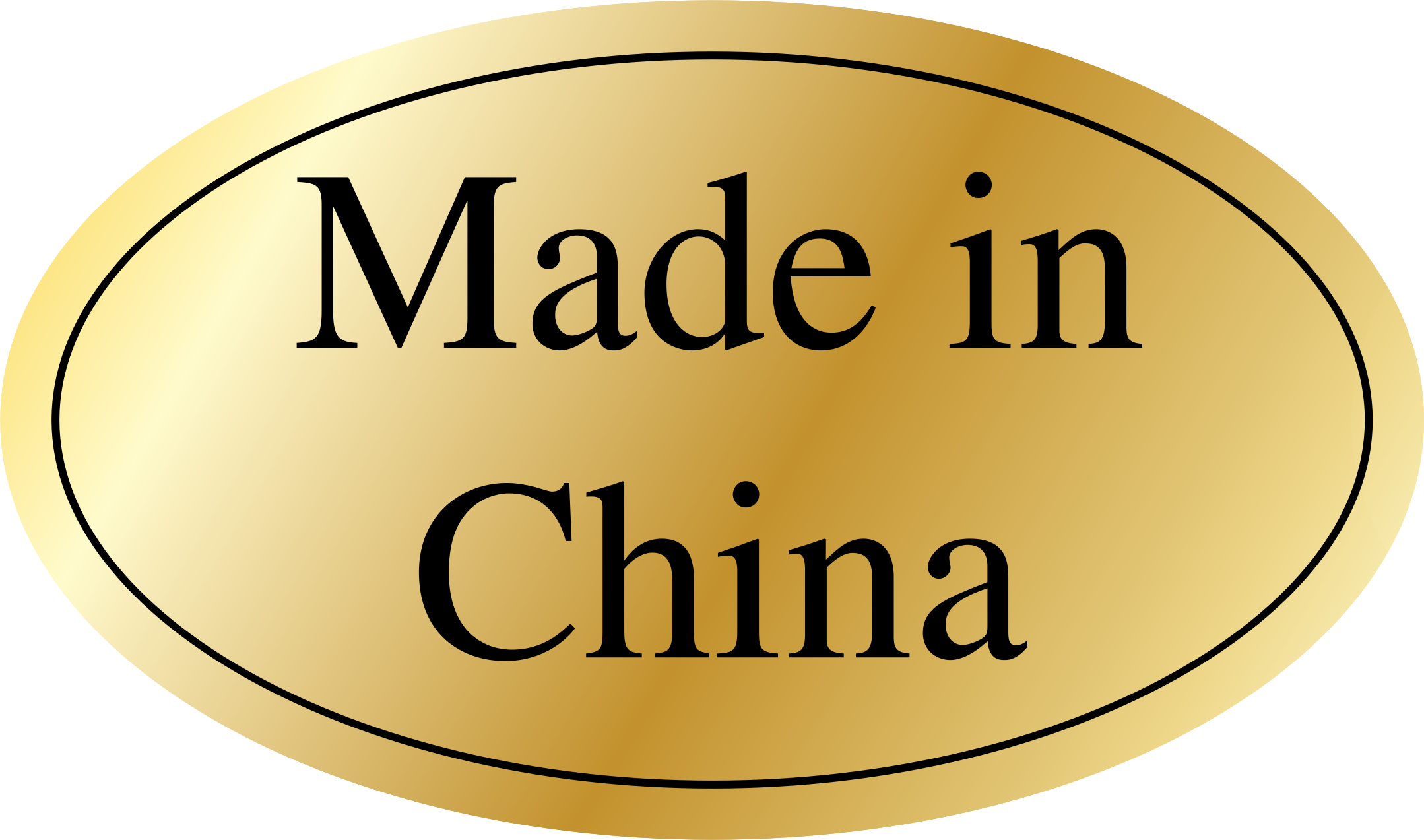 Clipart - Made in China sticker - Made In America A Godaddy Series