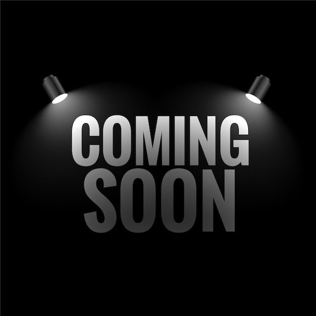 Coming Soon Banner with Focus Lights - How Soon Can I Take Magnesium After Fillers