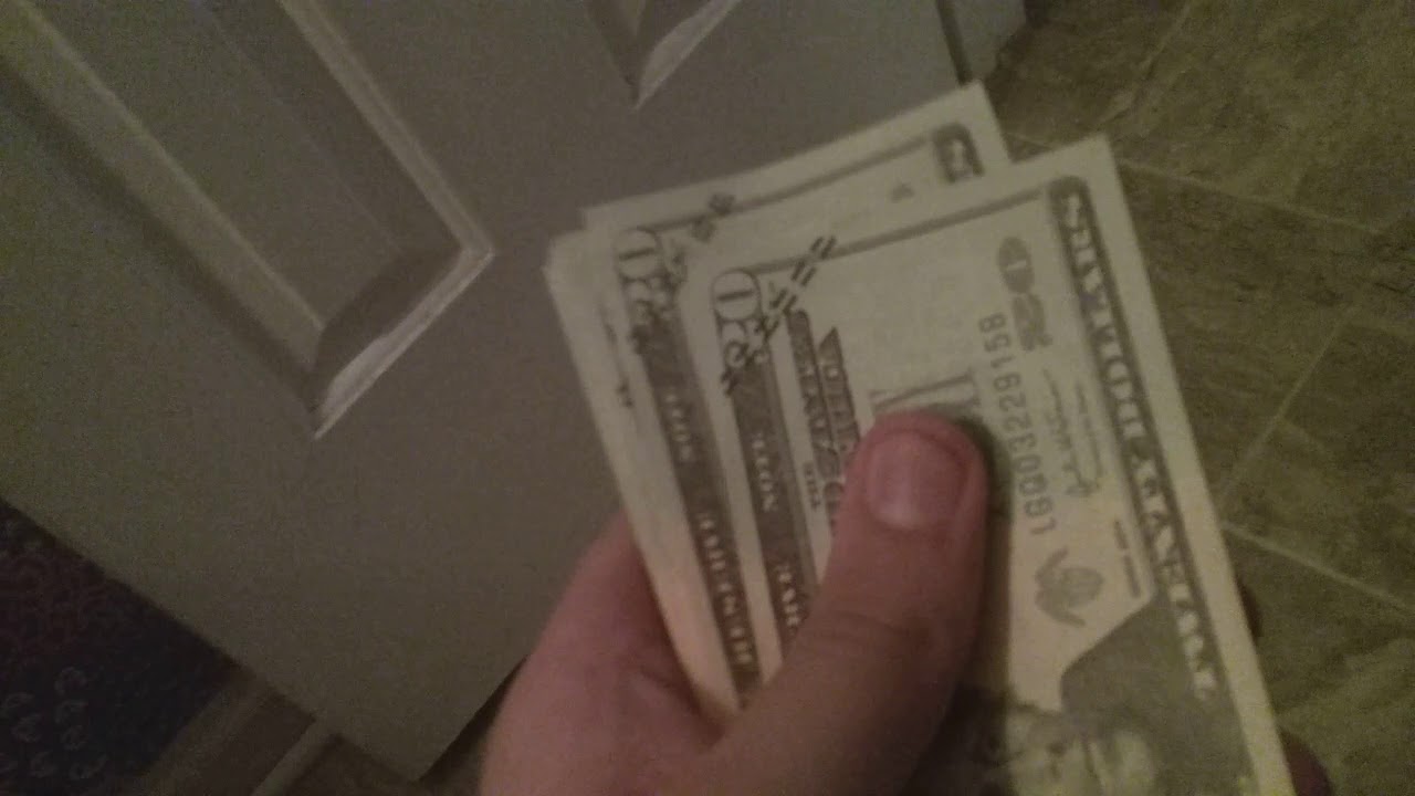 Counting $2,000 in 20 dollar bills - YouTube - How Many 20 Dollar Bills Make 500
