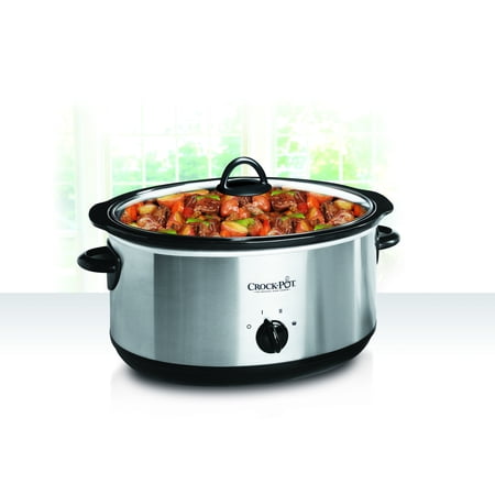 Crock Pot Stainless Steel 5 Quart Black Slow Cooker – Walmart Inventory - Prices Of Crock Pots At Walmart