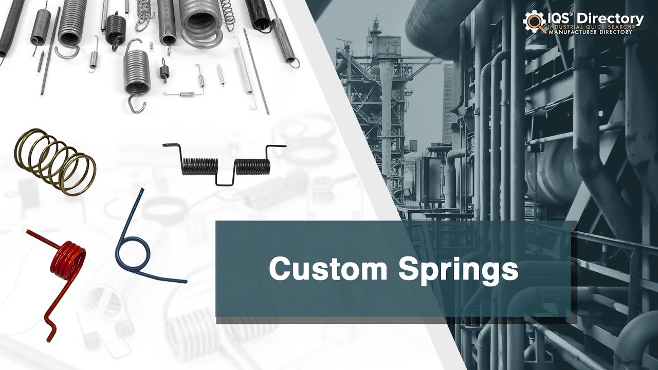 Custom Spring Manufacturers, Suppliers, and Industry Information - YouTube - Custom Spring Manufacturer For Mining Industry