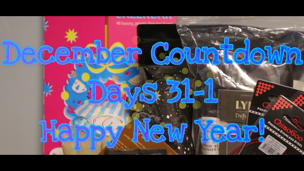 December Countdown - Days 31-1 - January, that is! Intentions for 2024 - How Many Day Until December 31
