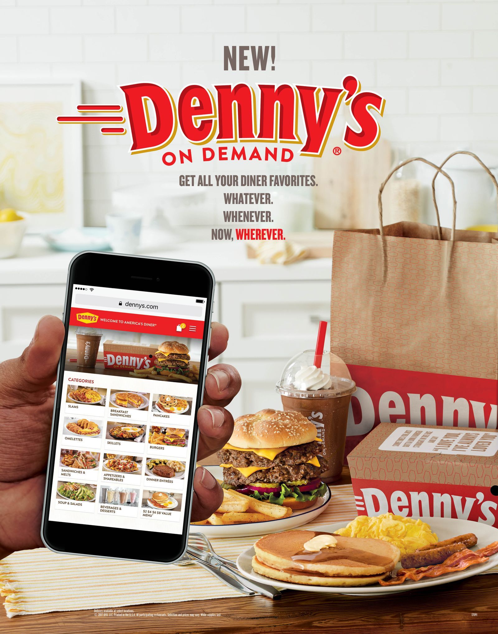 Denny's Is Now Delivering 24/7!Delish menu Denny's Restaurant, New - Denny's $2 $4 $6 $8 Menu 2024