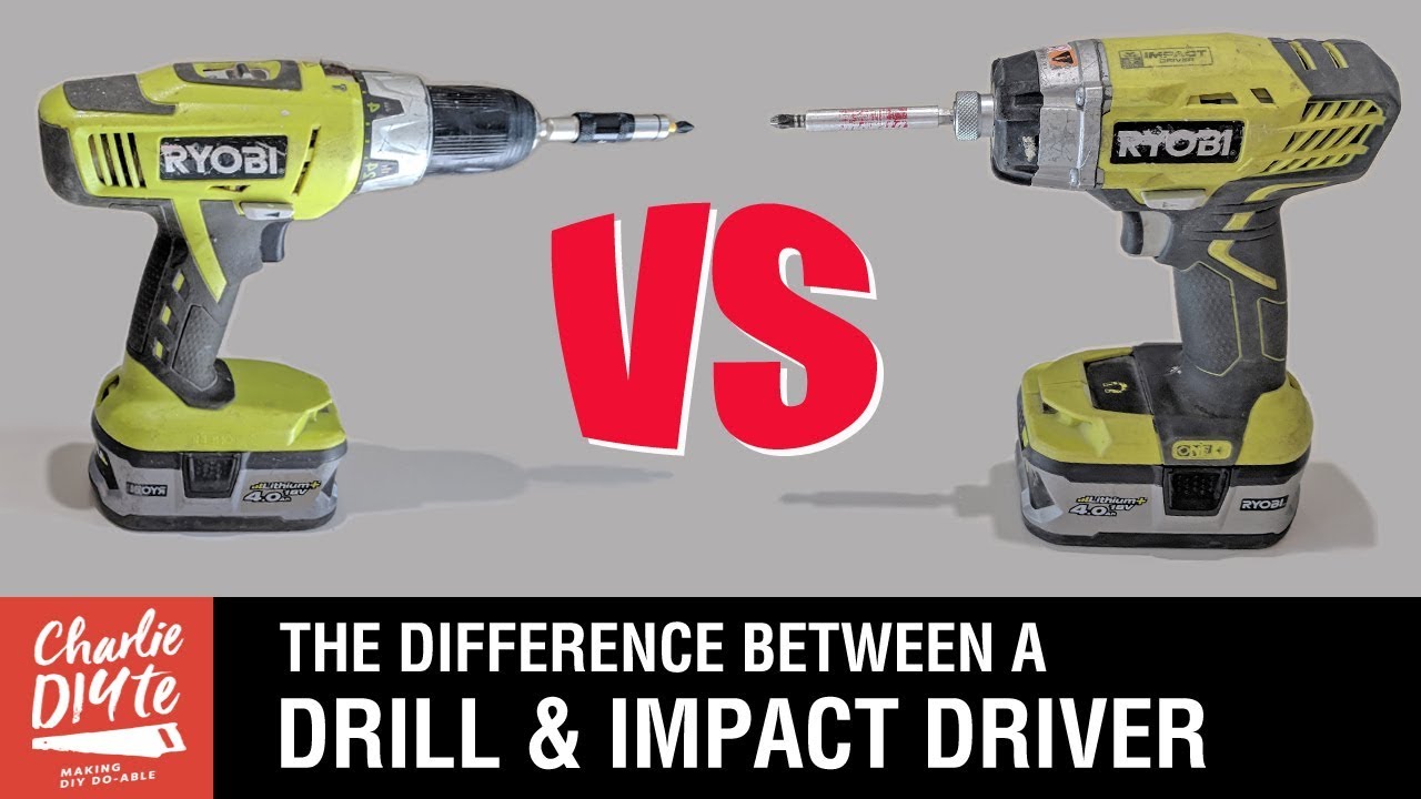 Difference between Drill Drivers & Impact Drivers - YouTube - Compared To A Common Drill An Impact Driver Has