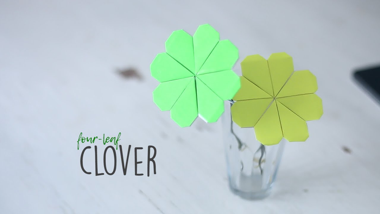 How To Press A Four Leaf Clover