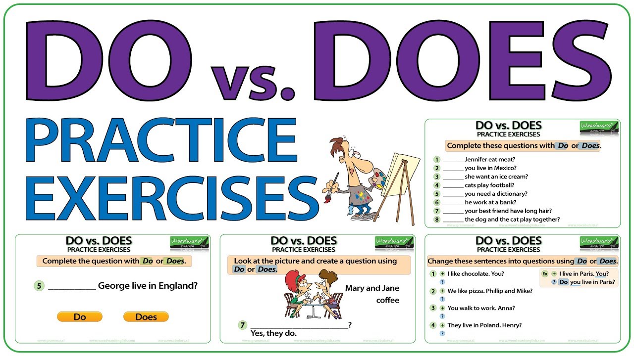 DO vs. DOES | English Exercises | Learn English DO vs DOES | ESOL - When Does Hoagiefest End At Wawa