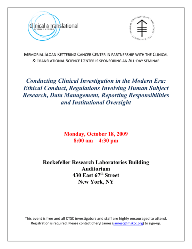 Document 13259723 - Clinical Trials At Memorial Sloan Kettering