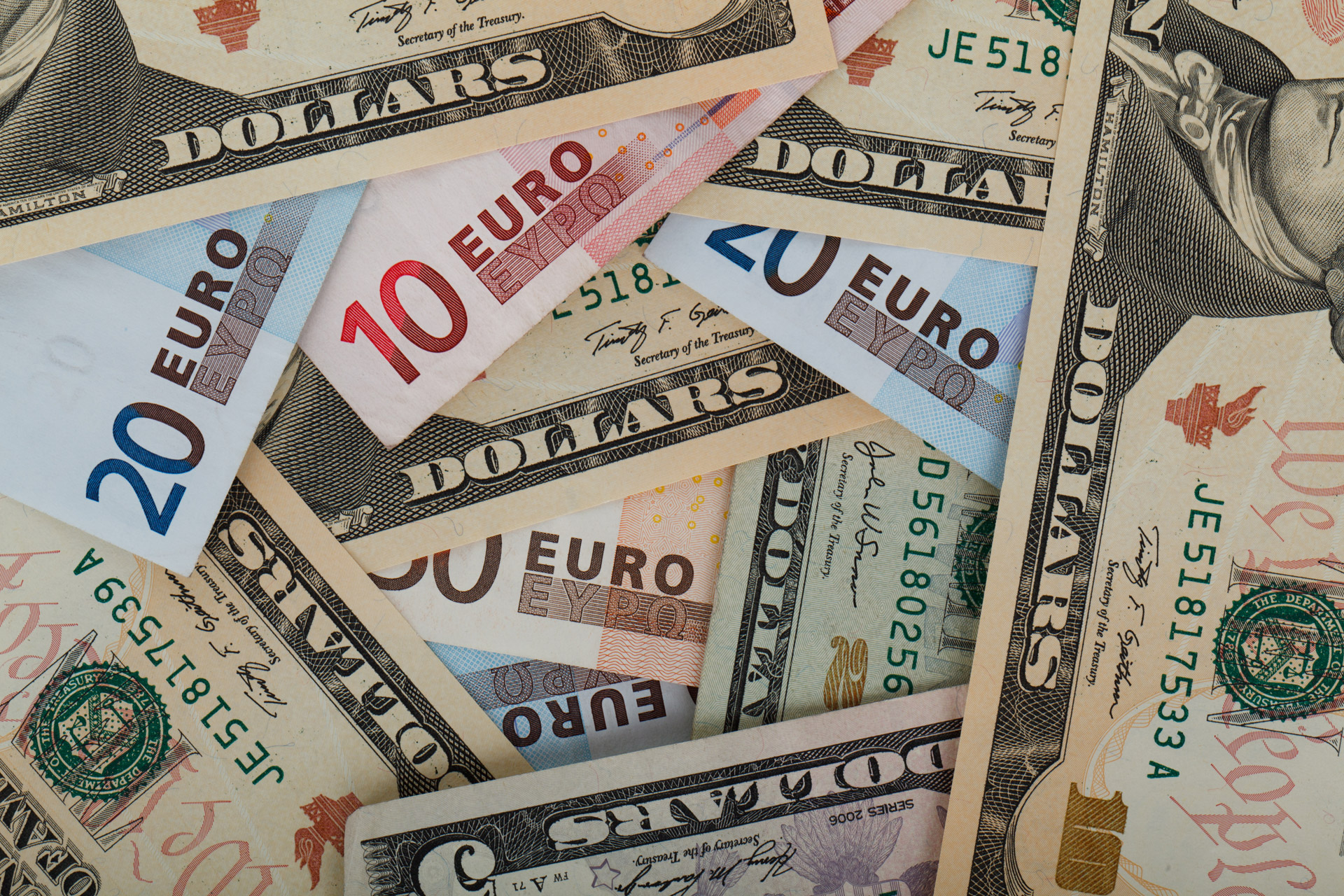 Dollars And Euros Background Free Stock Photo - Public Domain Pictures - How Much Is 950 Euros In American Dollars