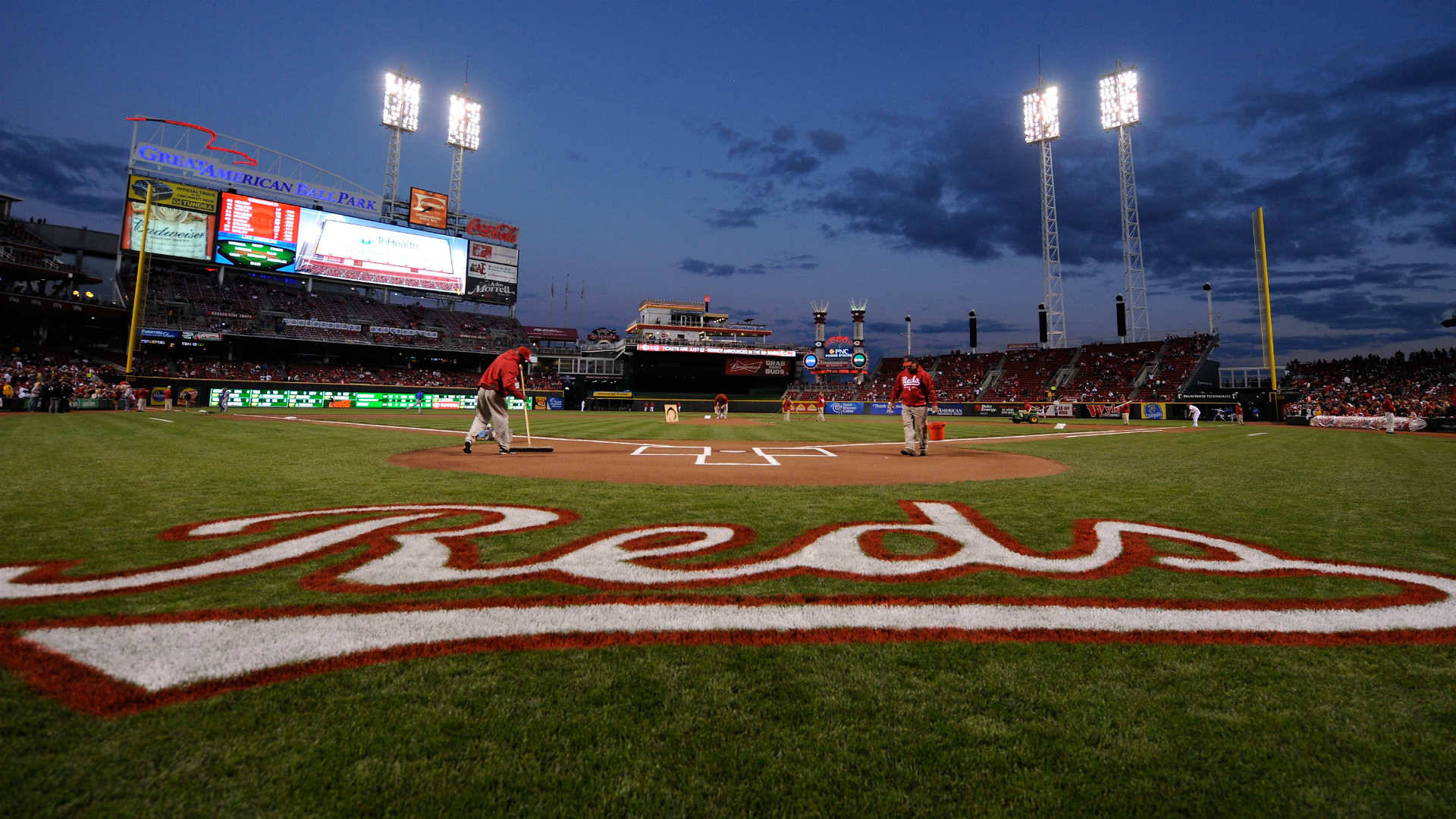 Download Cincinnati Reds' Ballpark Wallpaper | Wallpapers.com - Reds Fanduel Sports Network 2025 Broadcast