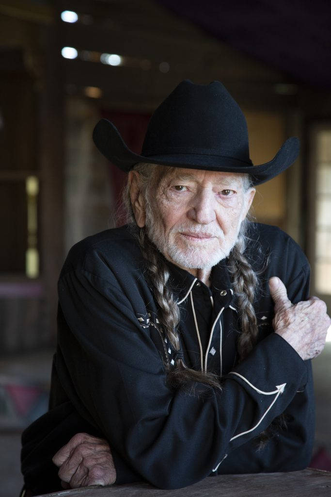 Download Legendary Musician Willie Nelson in Classic Black Attire - Willie Aames Movies And Tv Shows