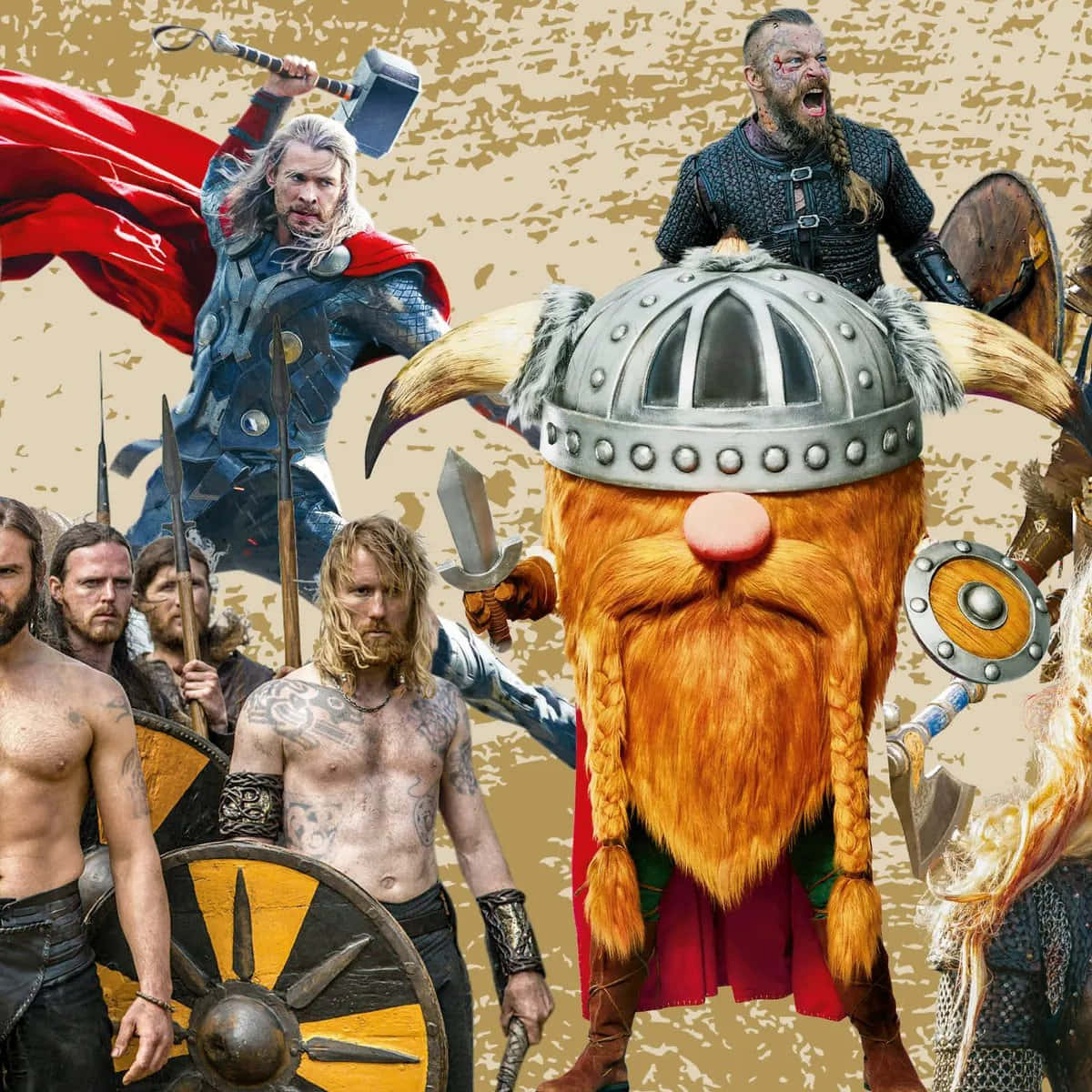 Download Viking warriors; ready for battle | Wallpapers.com - Viking Fence Supply Store And Commercial Contractor