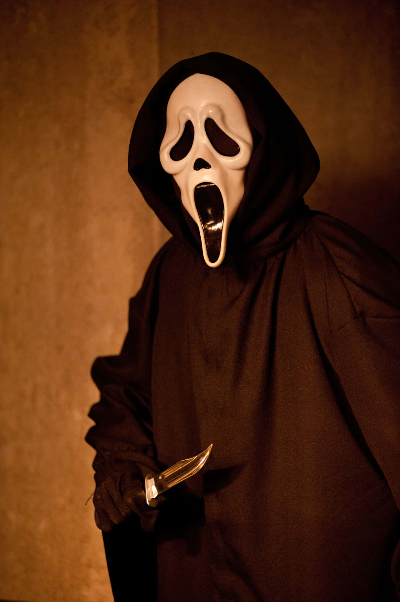 Download Warm Scary Ghost Face Picture | Wallpapers.com - Ghost Energy Drink Bad For You
