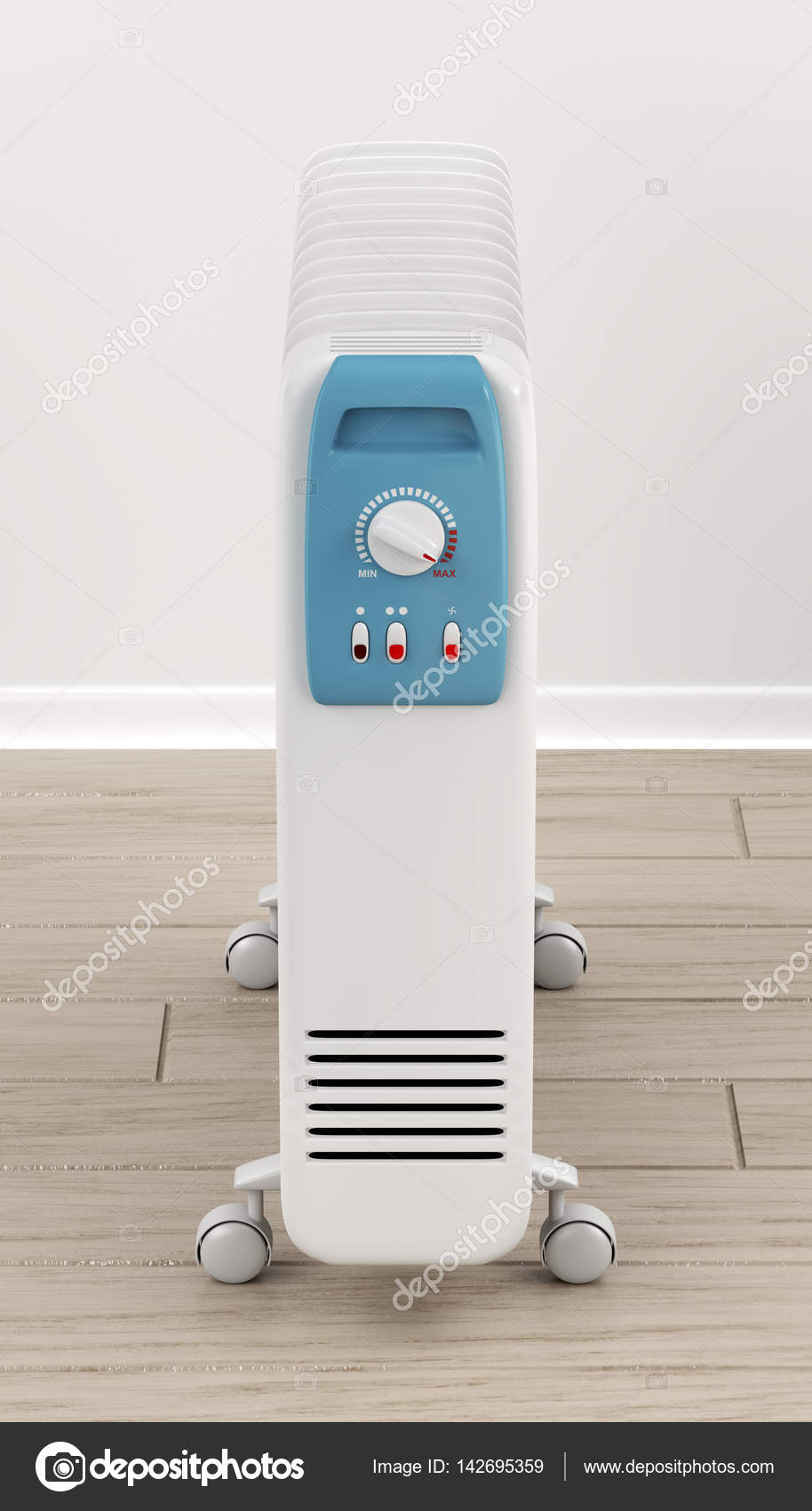 Electric Oil Filled Heater With Thermostat