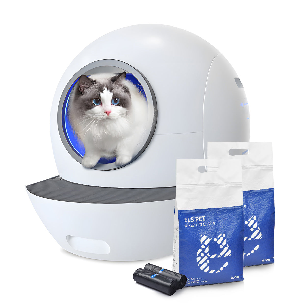 Els Pet Spaceship Self Cleaning Litter Box Clean Bundle – elspet - Els Pet Spaceship Self Cleaning Litter Box