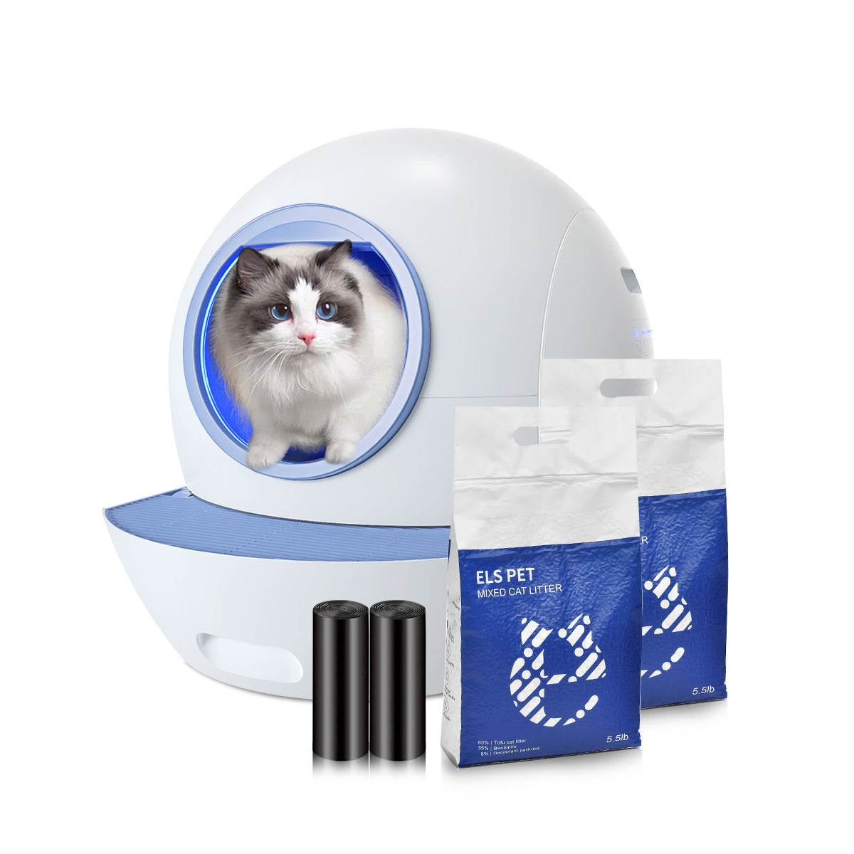Els Pet Spaceship Self Cleaning Litter Box Clean Bundle – elspet-us - Els Pet Spaceship Self Cleaning Litter Box