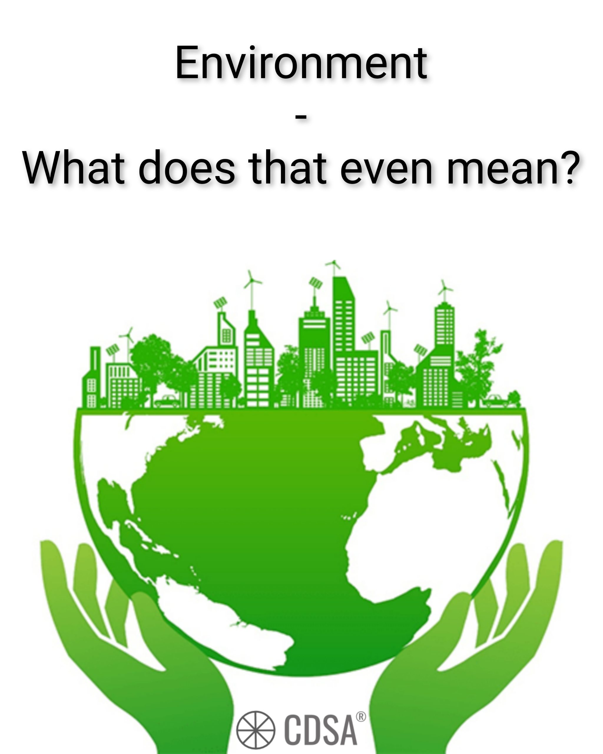 Environment: What does that even mean? - Centre for Development Studies - Provides Input About Environment And Environmental Conditions