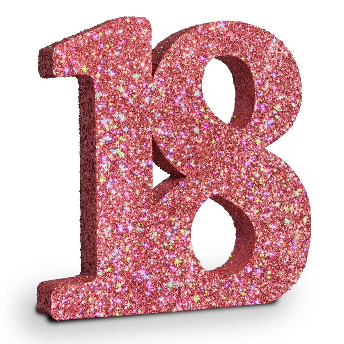 Eploger 18th Birthday Becorations for Girls,Rose Gold Glitter Number 18 - 18 Campus Blvd Suite 100 Newtown Square Pa 19073