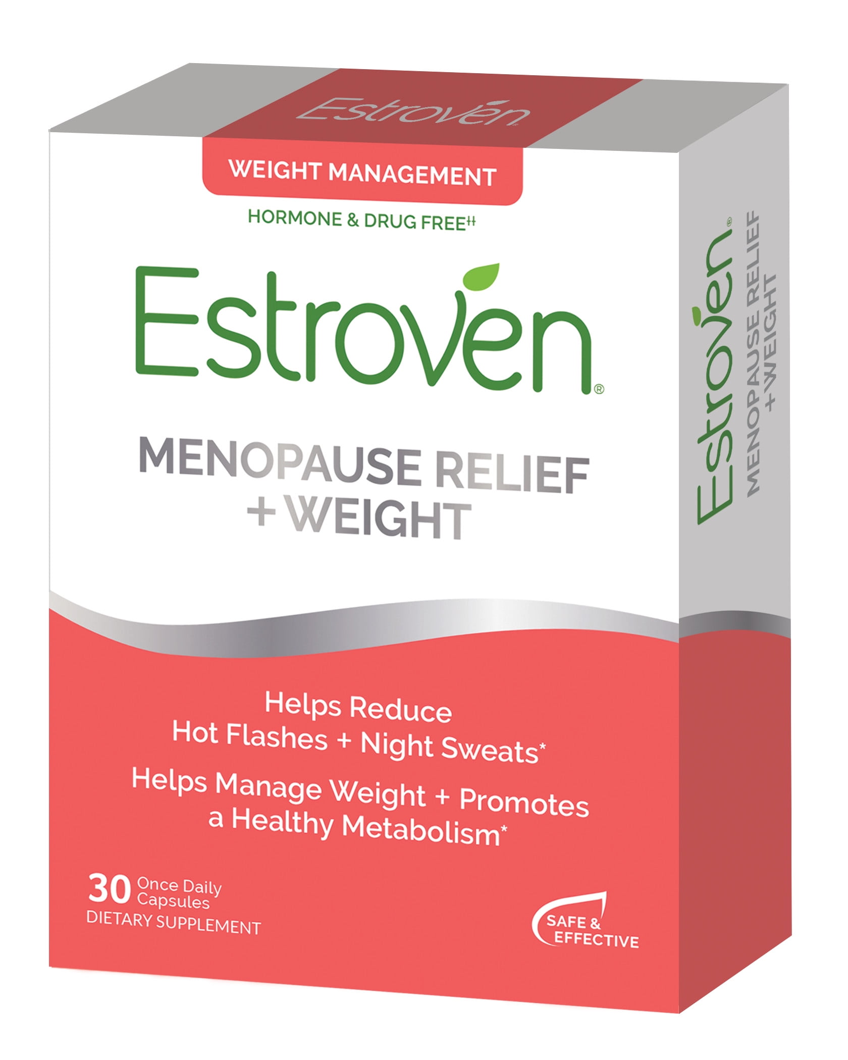 Estroven Weight Management Menopause Relief Capsules, 30 Ct - Walmart.com - Estroven Menopause Relief Weight Management Reviews