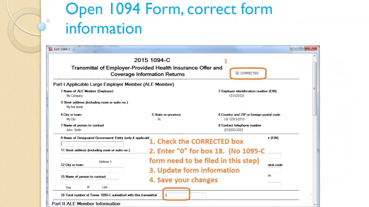 How To File 1095 B Electronically