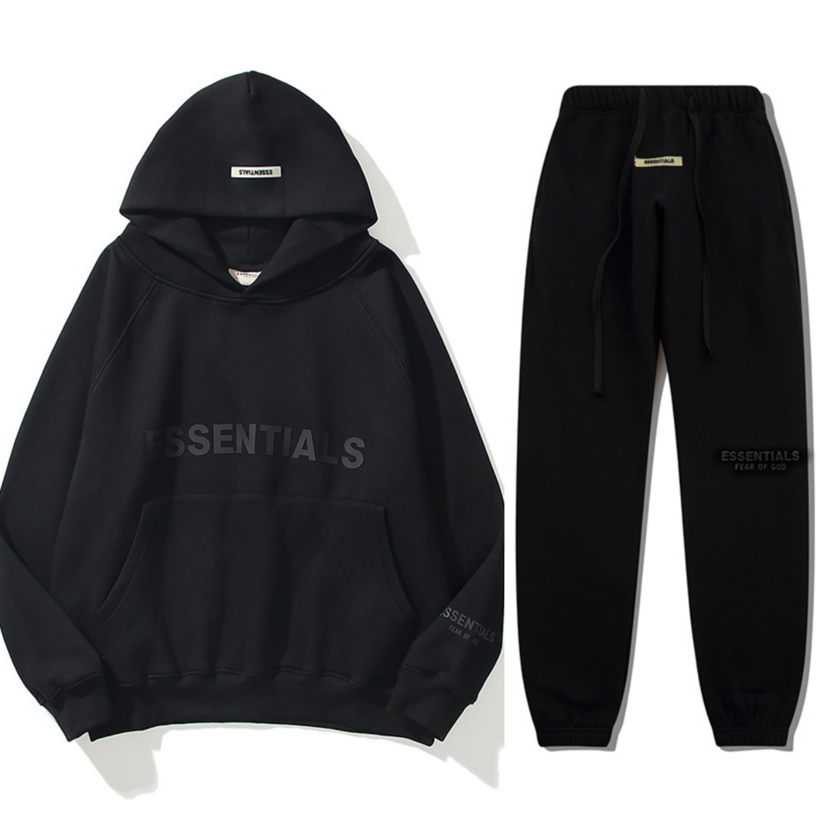 Fear Of God Essentials Oversized Tracksuit Black - Essentials Official - Essentials Of Pattern Recognition An Accessible Approach