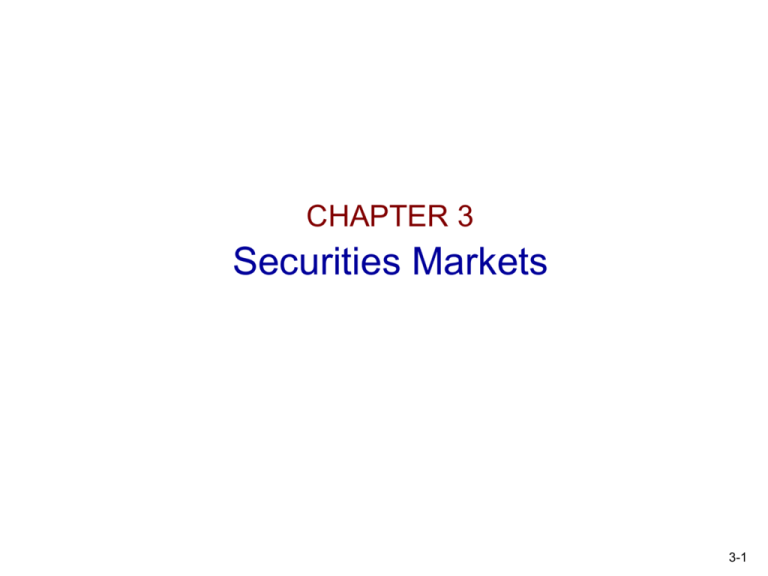 File - Corporations Benefit From Securities Markets Primarily By