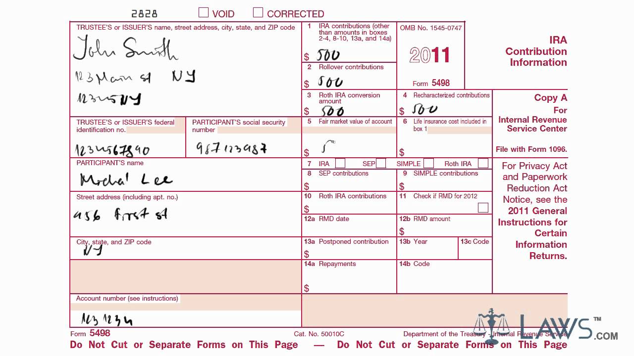 Form 5498 Not Available Until May