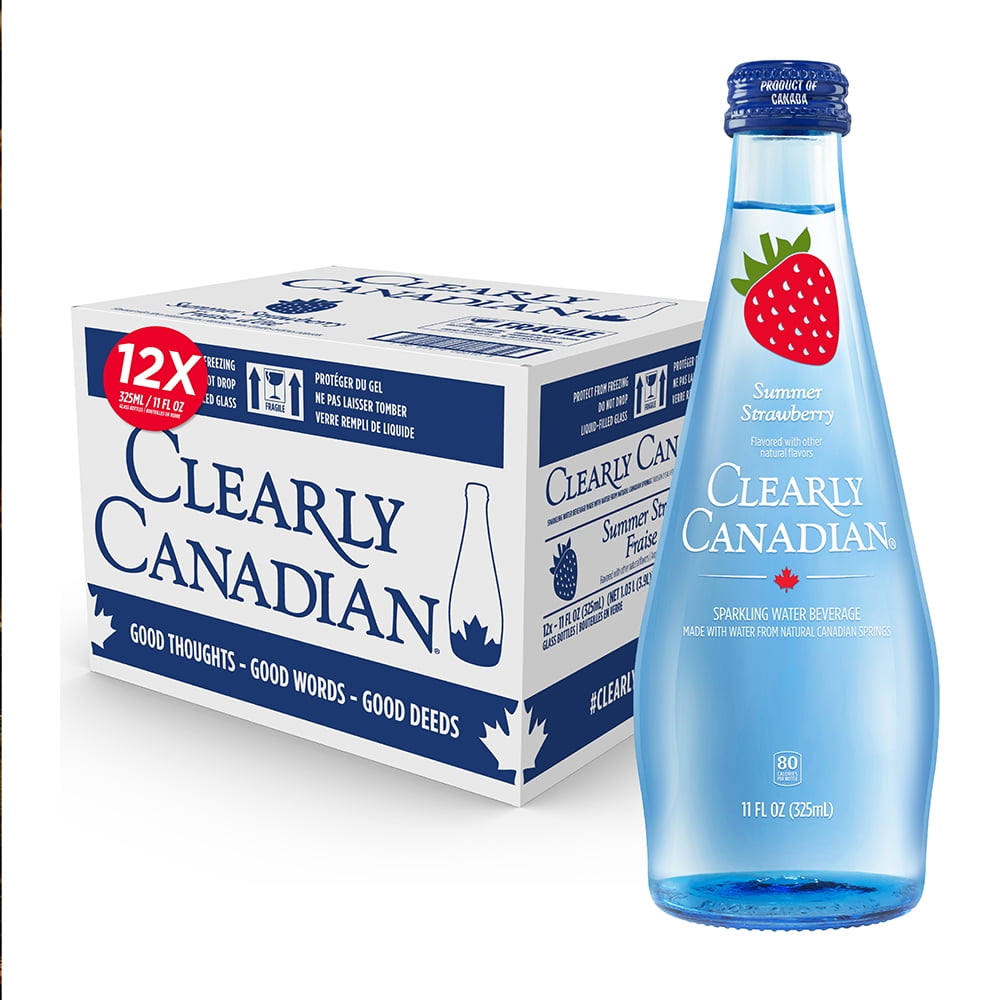 Free Shipping! Clearly Canadian Summer Strawberry Sparkling Water, 11 - When Clearly All My Instincts Led To Something More