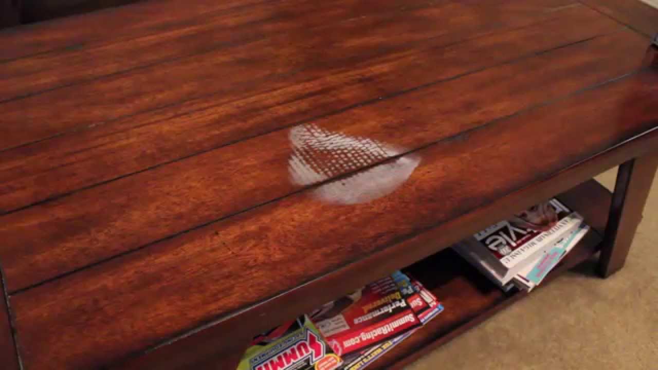 How To Get Heat Stain Out Of Wood