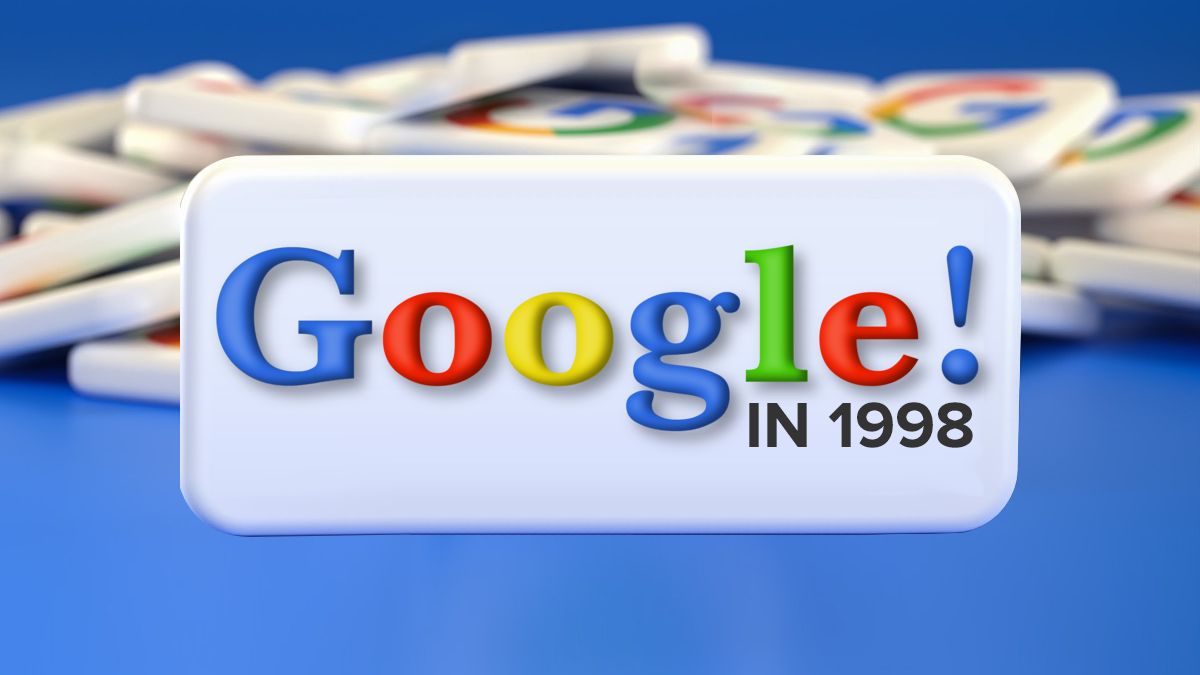Google in 1998 - How Did It Look - Google Requires Completing Authentication In Your Web Browser.