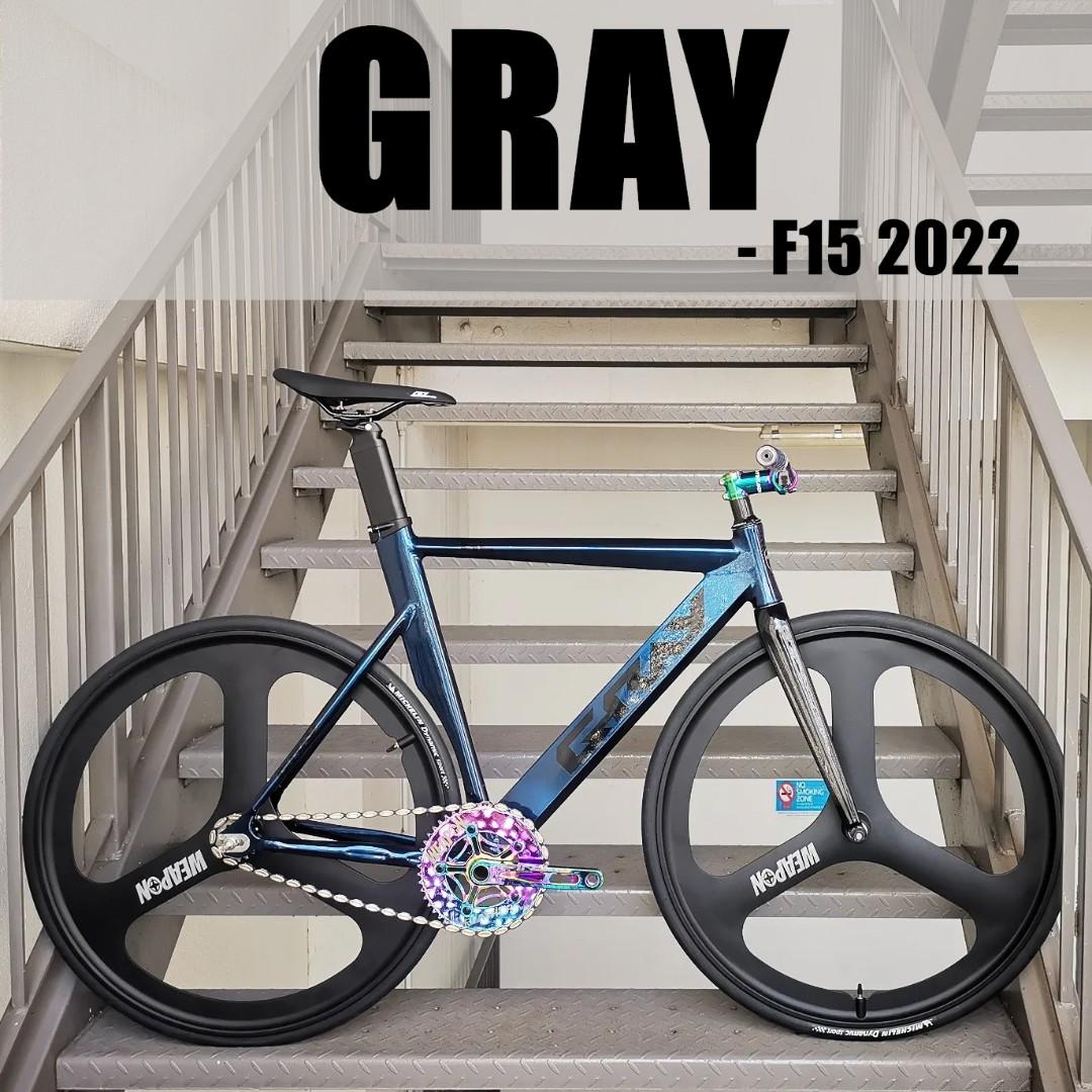 Gray F15 fixie bike | fixed gear bike | single speed bike - F15 2022 - Do Fixed Dogs Still Go Into Heat