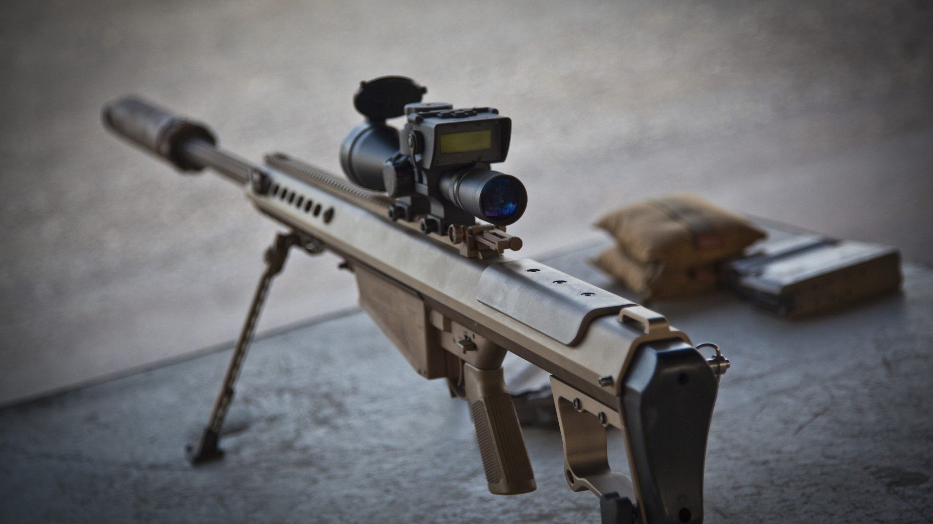 gun, Barrett M82, Barrett .50 Cal, Barrett M82 A1, Sniper rifle, Scopes - Barrett Pet Food Little Falls Mn