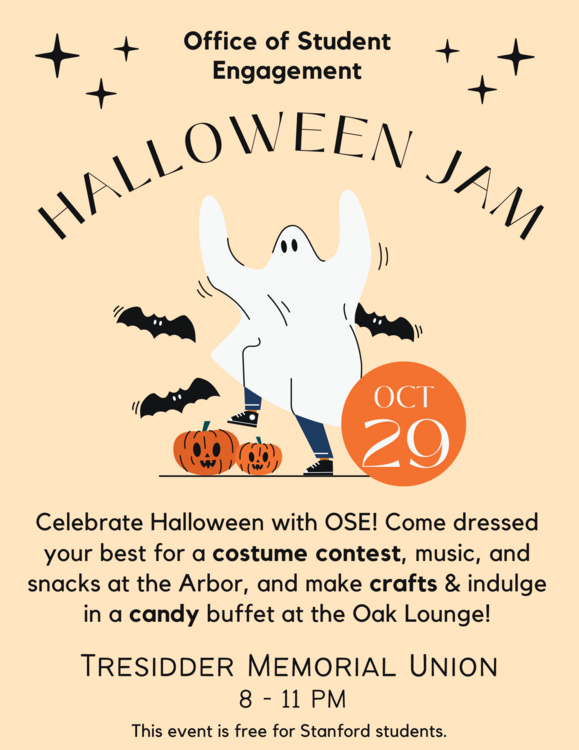 Halloween Jam - Stanford University - Tresidder Memorial Union 459 Lagunita Dr Stanford Ca 94305