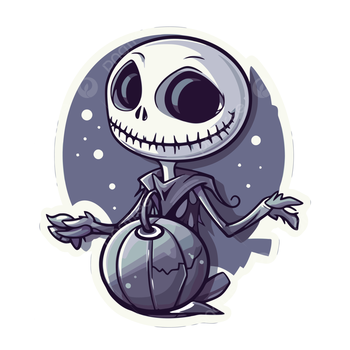 هالوين تحت عنوان جاك Skellington المرسومة المرسومة المتجه, تصميم الملصق - Jack Daniel's New Year's Eve Live Nashville's Big Bash Tickets