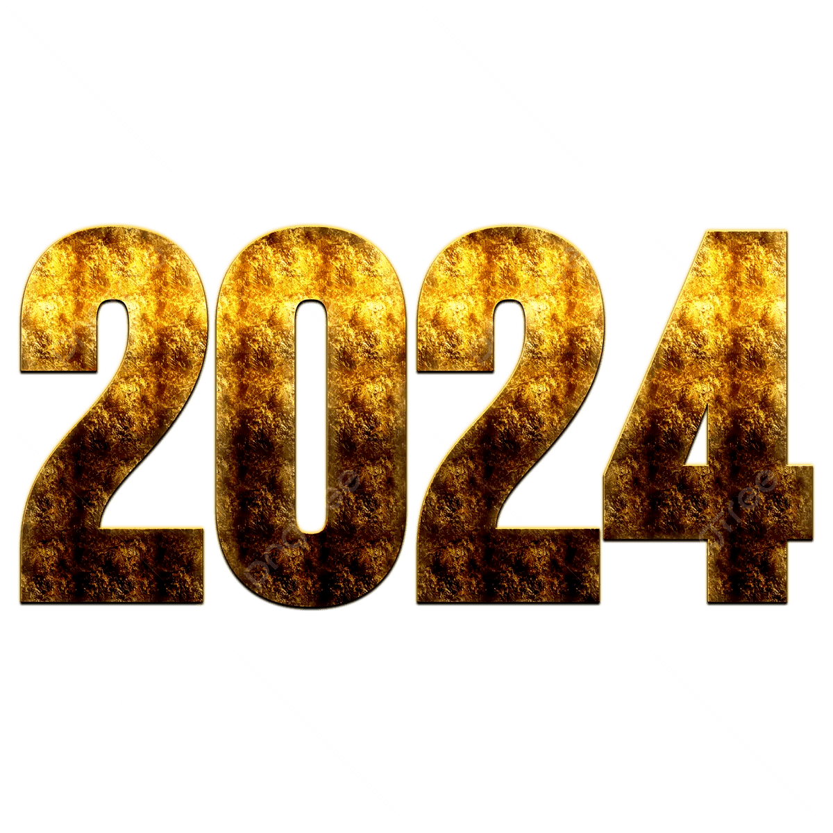 Happy New Year 2024 Gold Text, Happy New Year 2024, 2024, New Year 2024 - 2024 Global Status Report For Buildings And Construction