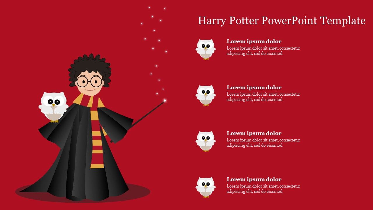 Harry Potter PPT Template Presentation and Google Slides | Powerpoint - Msb Presentation At A Bell Potter Conference